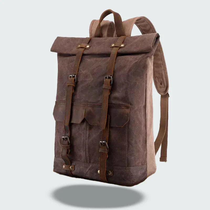 Mænds Campingrygsæk Vandtæt Vintage Stil 4