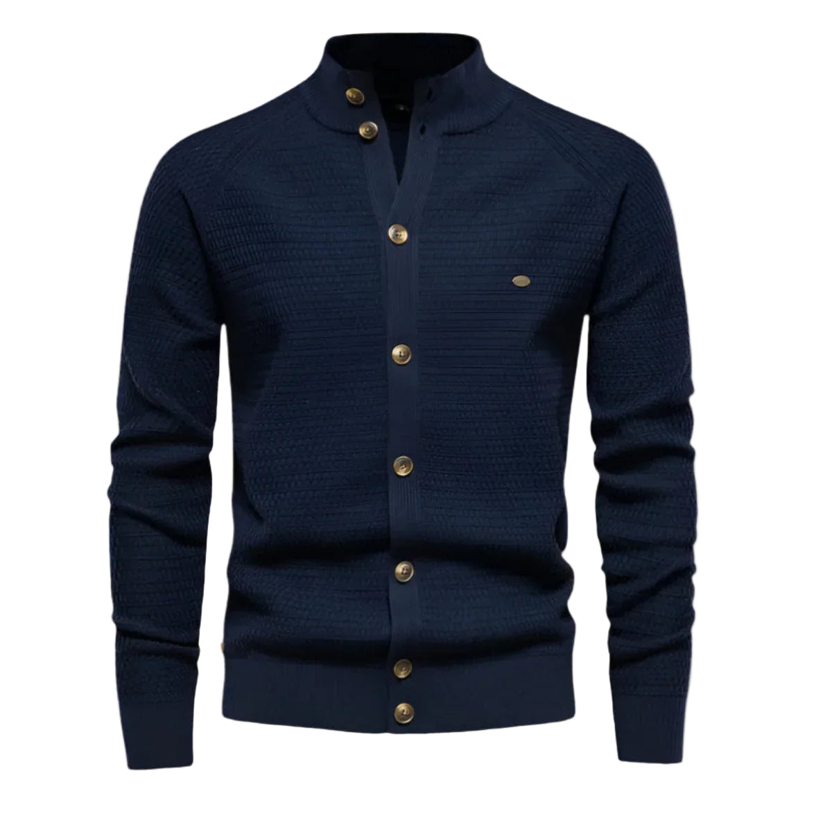 Mænds Cardigan Klassisk Design Knap-Front 0