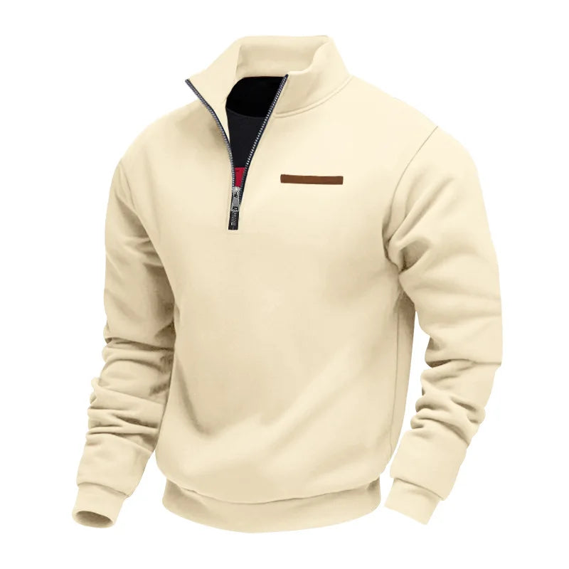 Mænds Casual Fleece Sweatshirt Moderne Design 0
