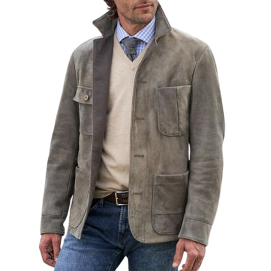 Mænds Casual Jakke Retro Stil 0