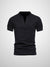 Mænds Casual Polo Shirt med V-hals og Moderne Pasform 4