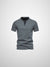 Mænds Casual Polo Shirt med V-hals og Moderne Pasform 9