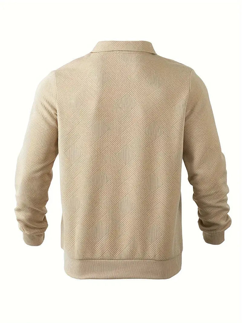 Mænds Casual Shirt Med Rund Hals 2