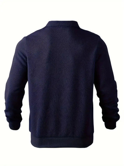 Mænds Casual Shirt Med Rund Hals 3