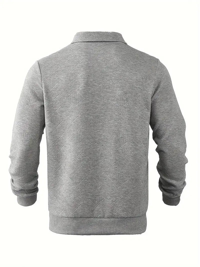 Mænds Casual Shirt Med Rund Hals 4