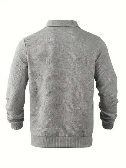 Mænds Casual Shirt Med Rund Hals 4