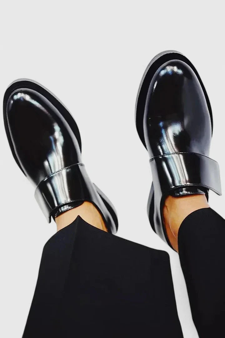 Mænds Casual Slip-On Dress Sko 1