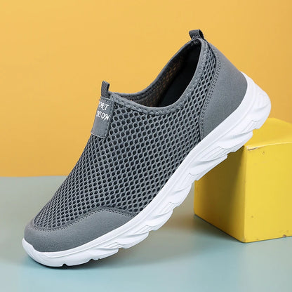 Mænds Casual Sneakers Åndbar Slip-On Gummi 1