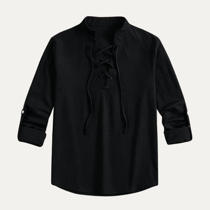 Mænds Casual Sweater med Justerbar Snøre 3