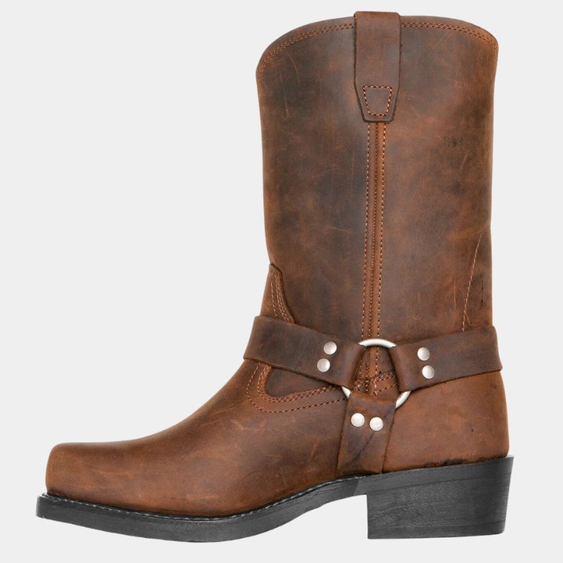 Mænds Cowboy Støvler i Vintage Stil 5