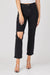 Mænds Denim Jeans Afslappet Distressed Sort 1