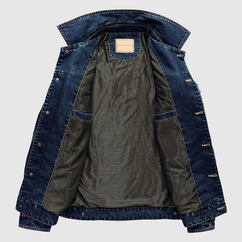 Mænds Denimjakke Moderne Stil 4