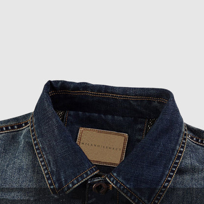 Mænds Denimjakke Moderne Stil 5