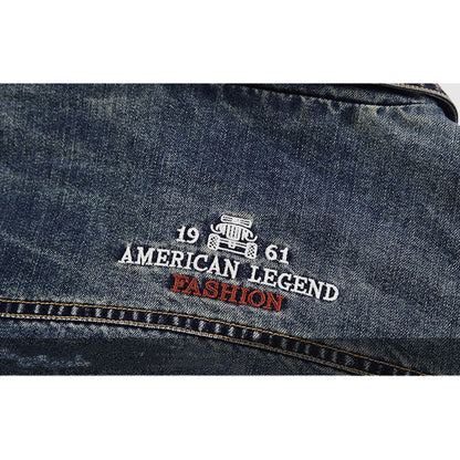 Mænds Denimjakke Moderne Stil 6