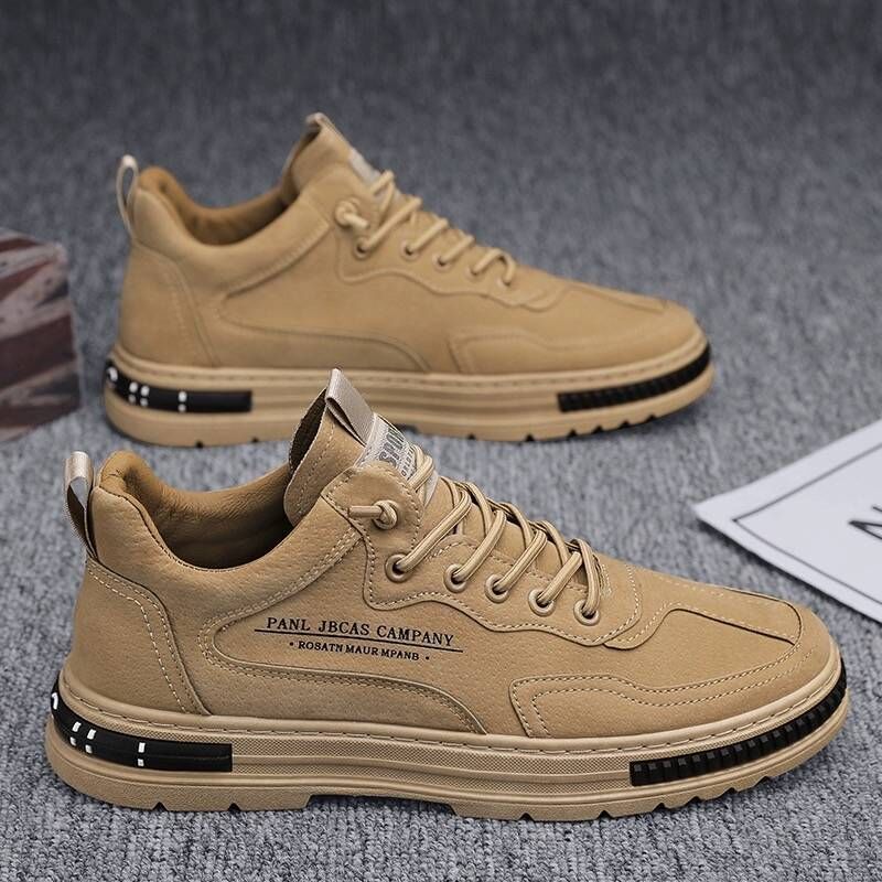 Mænds Fritidssneakers med Skridsikker Sål 0