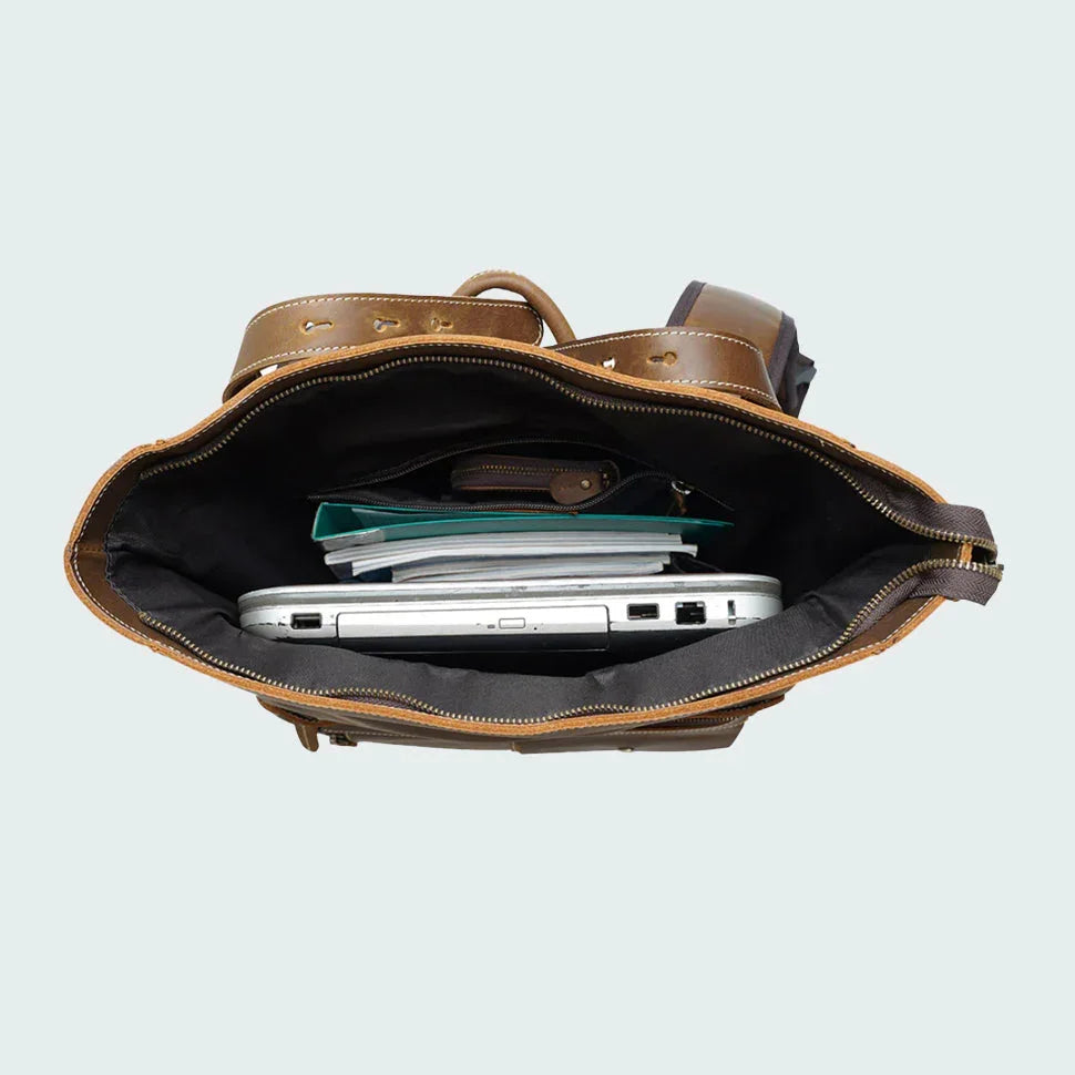 Mænds Funktionel Rygsæk med Vintage Design 7