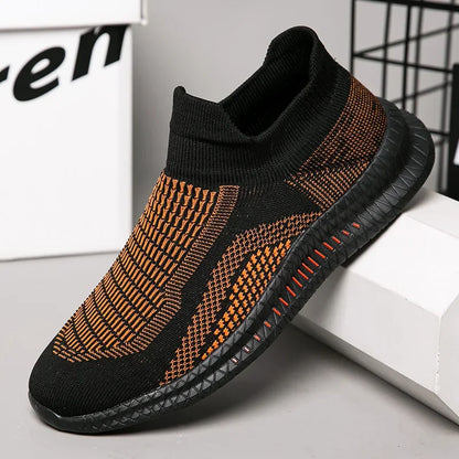 Mænds Gå Sko Casual Åndbar Slip-on Footwear 0