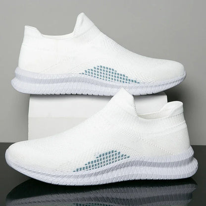 Mænds Gå Sko Casual Åndbar Slip-on Footwear 5