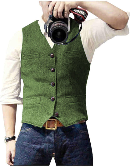 Mænds Gilet Moderne Snit 5