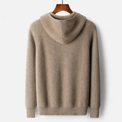 Mænds Hætte Skjorte Med Lynlås Tidløs Design 7