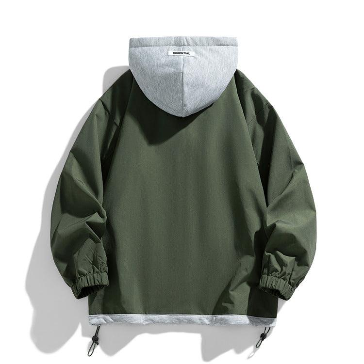 Mænds Hættejakke Oversized Lagdelt 3