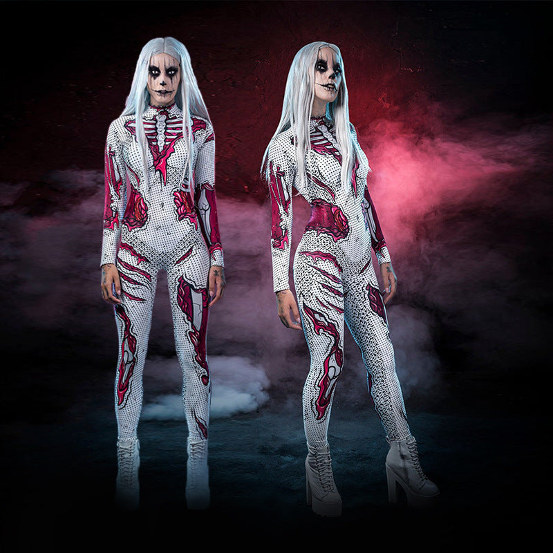 Mænds Halloween Kostume Helkropstrykt 1