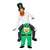 Mænds Halloween Kostume Sjovt Design Udklædning Voksne Komfortabelt Materiale 1