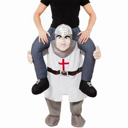 Mænds Halloween Kostume Sjovt Design Udklædning Voksne Komfortabelt Materiale 6