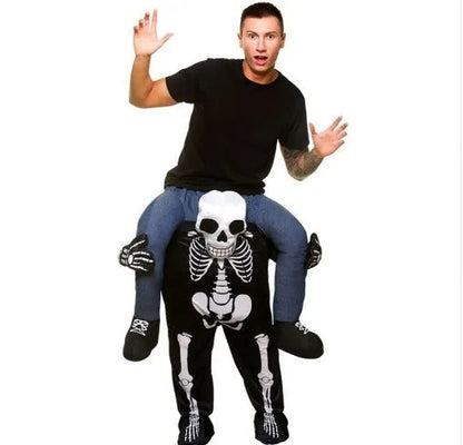 Mænds Halloween Kostume Sjovt Design Udklædning Voksne Komfortabelt Materiale 9