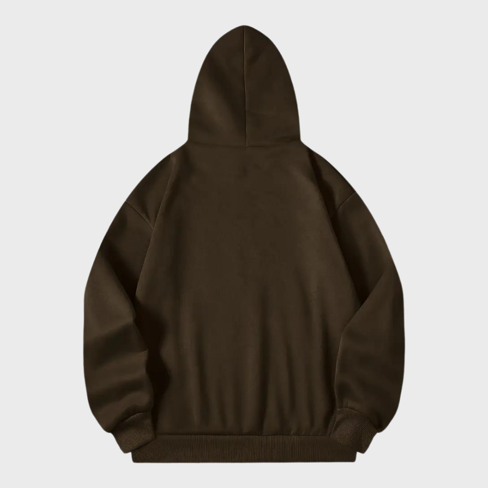 Mænds Hoodie med Bjergprint Stilfuld 3