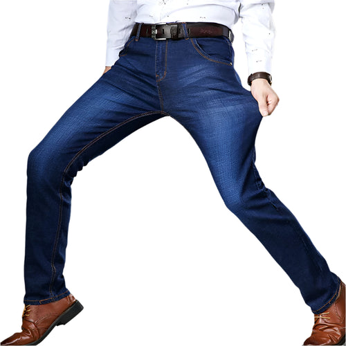 Mænds Jeans Komfortabel 4-vejs Stræk Denim 1