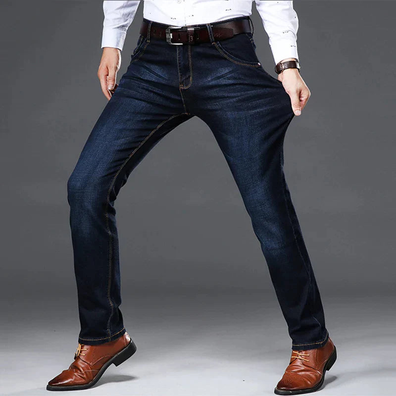 Mænds Jeans Komfortabel 4-vejs Stræk Denim 2