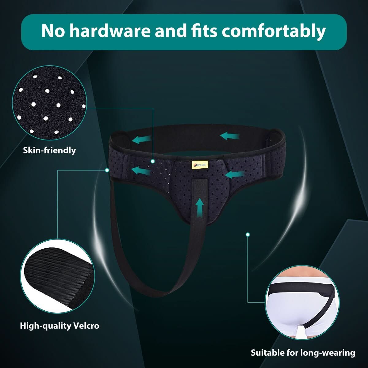 Mænds Justerbart Brokbælte Praktisk Design 2