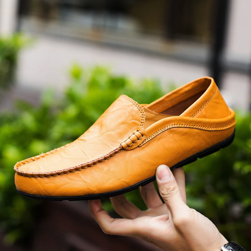 Mænds Læder Loafers Klassisk Stil 6