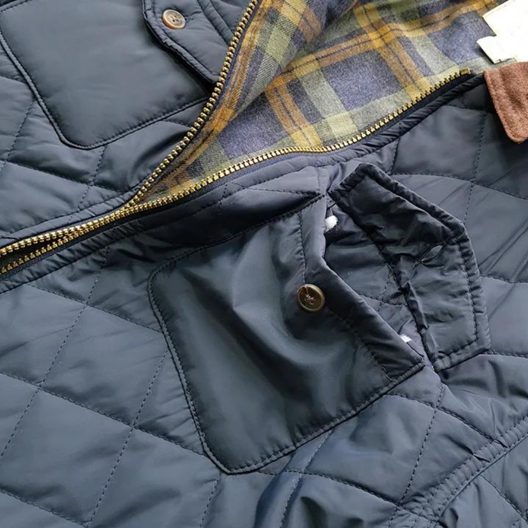 Mænds Letvægts Quiltet Jakke Moderne Stil 6