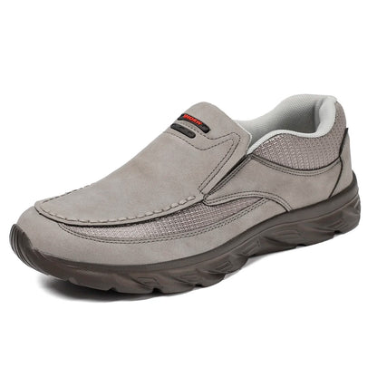 Mænds Loafers Retro Design Håndlavet Læder og Tekstil Sko 7