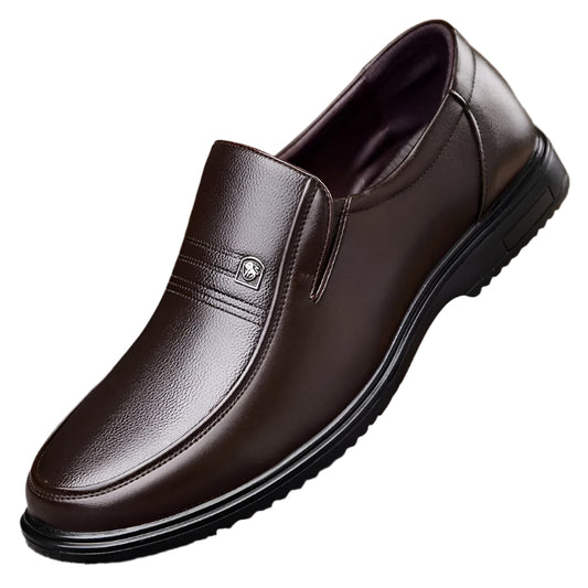 Mænds Loafers i Læder med Elegant Design 0