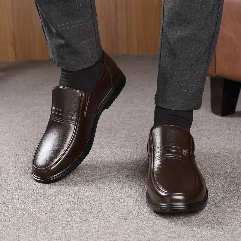 Mænds Loafers i Læder med Elegant Design 1