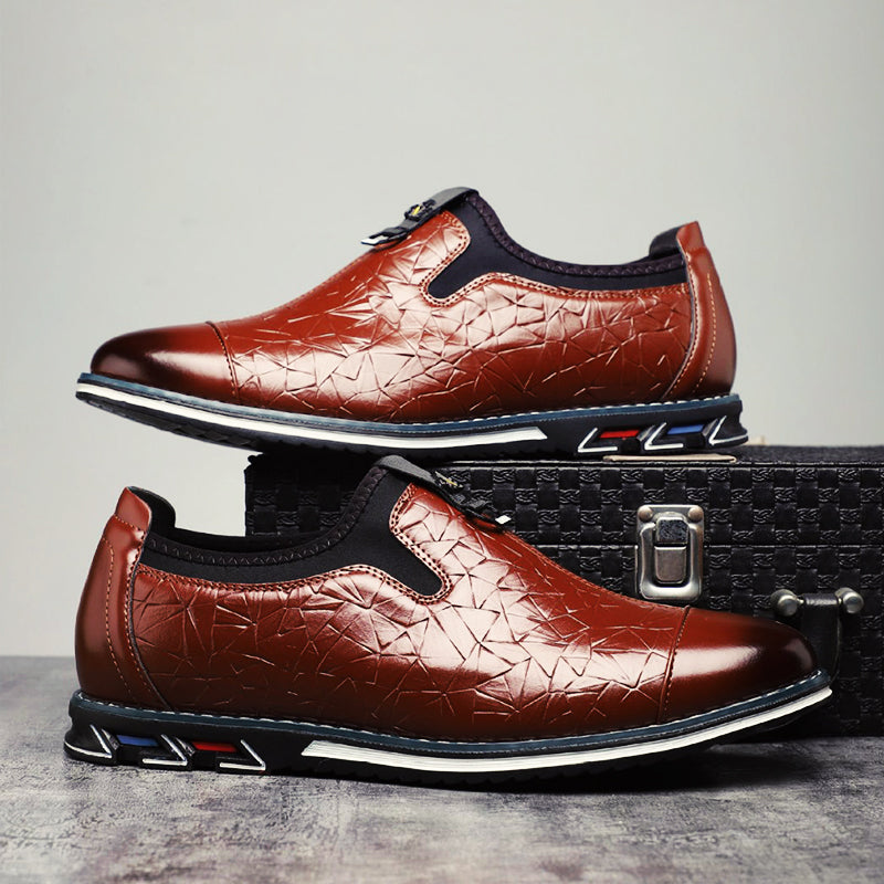 Mænds Loafers med Geometrisk Design 5