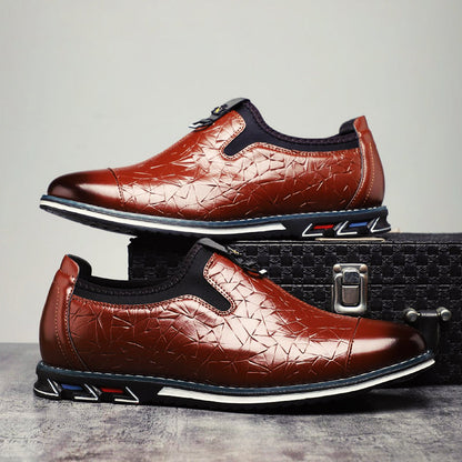 Mænds Loafers med Geometrisk Design 5