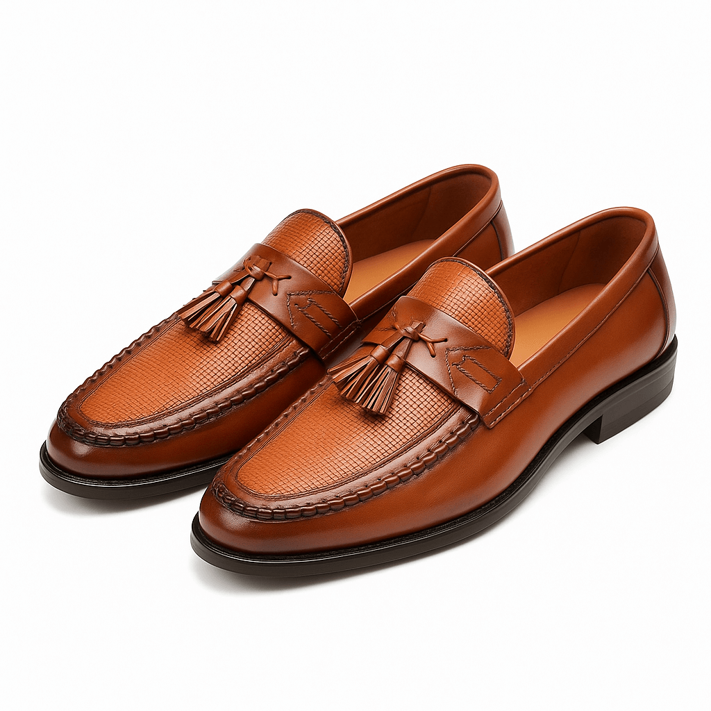 Mænds Loafers med Vævet Design 3