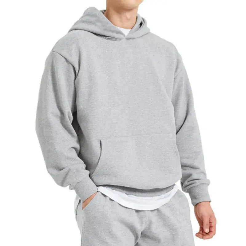 Mænds Løs Hættetrøje Trendy Design 0