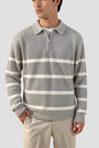 Mænds Lynlås Sweater Klassisk Stil 2