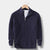 Mænds Mock Neck Sweater Jacquard Stil 6