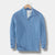 Mænds Mock Neck Sweater Jacquard Stil 9