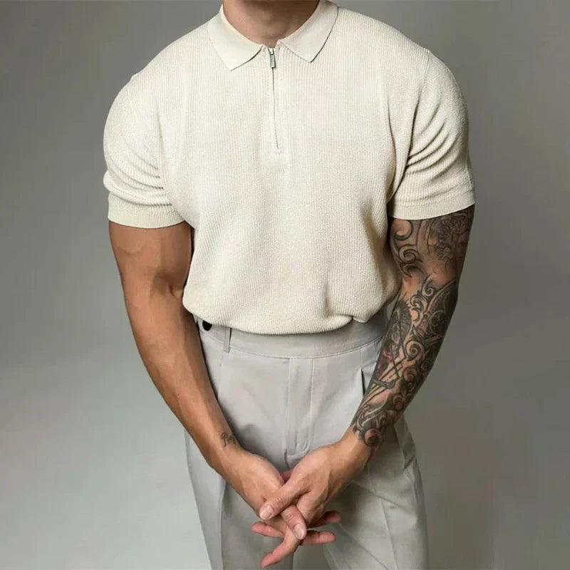 Mænds Muskelsweater med Lynlås og Moderne Design 5