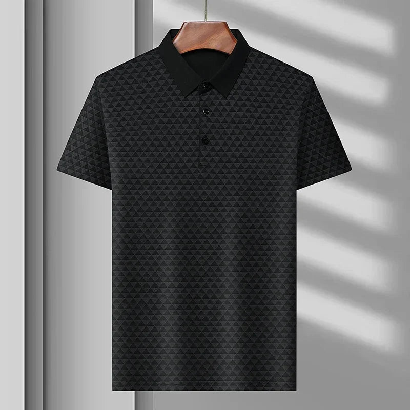 Mænds Polo Shirt Med Slående Design 2
