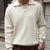 Mænds Polo T Shirt V-Hals Langærmet Casual Stil 6