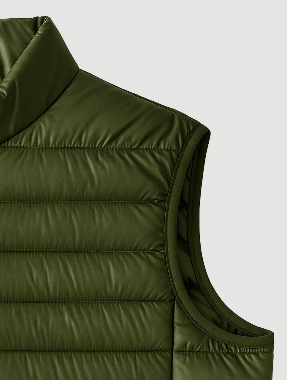 Mænds Quiltet Bodywarmer Minimalistisk Stil 4