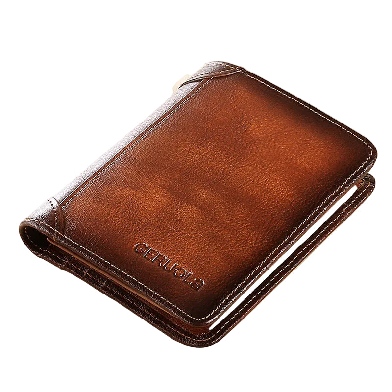 Mænds RFID Pung Med Sikkerhedsfunktioner Ultratynd Design 0